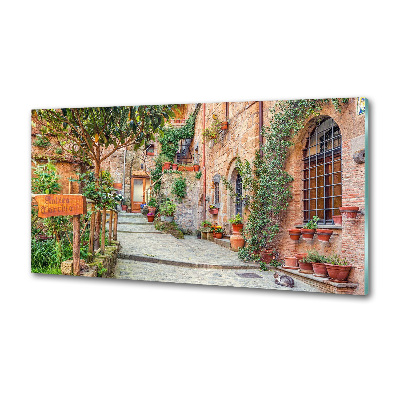 Spatplaat keuken Italiaanse straten