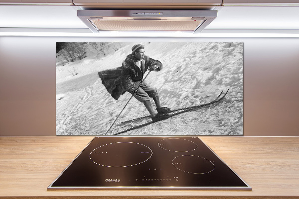 Keuken achterwand Skiër
