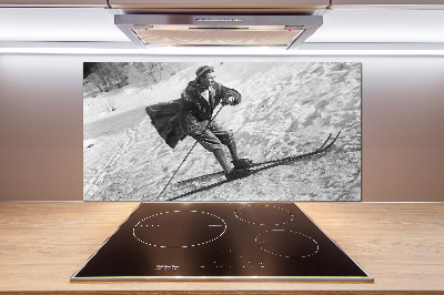 Keuken achterwand Skiër