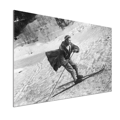 Keuken achterwand Skiër