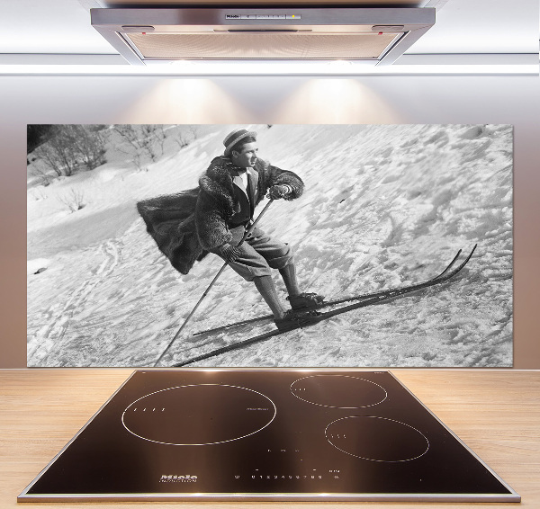 Keuken achterwand Skiër