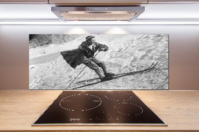 Keuken achterwand Skiër