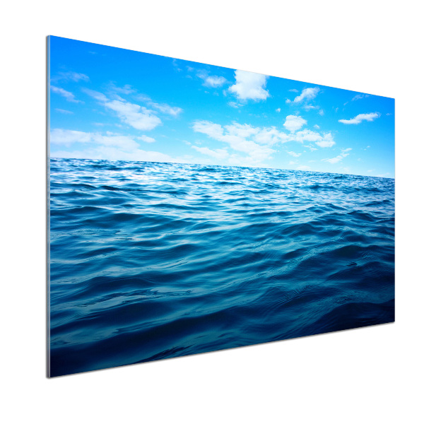 Spatscherm keuken Zeewater