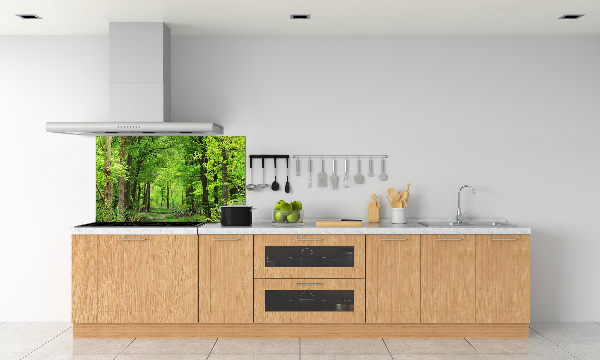 Panel dekor szkło Wiosenny las