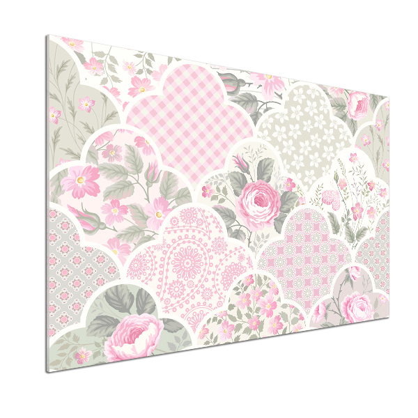 Keuken achterwand Rozen en versieringen