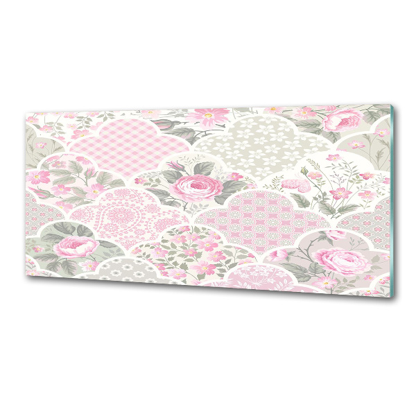 Panel do kuchni Róże i ornamenty