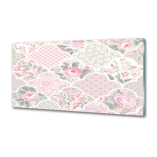 Keuken achterwand Rozen en versieringen