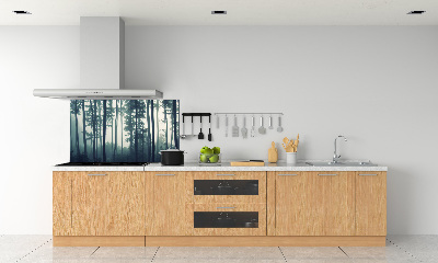 Panel dekor szkło Las we mgle