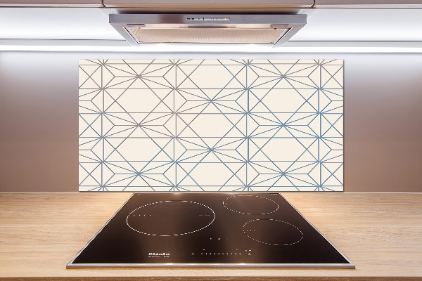 Spatplaat keuken Geometrische achtergrond