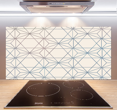 Spatplaat keuken Geometrische achtergrond