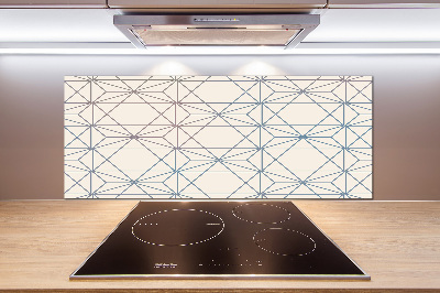 Spatplaat keuken Geometrische achtergrond