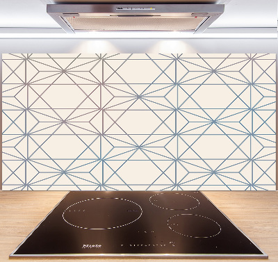 Spatplaat keuken Geometrische achtergrond