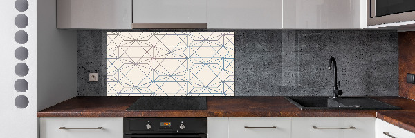 Spatplaat keuken Geometrische achtergrond