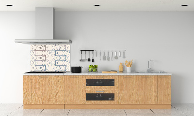 Spatplaat keuken Geometrische achtergrond