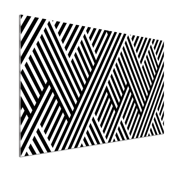 Glazen achterwand keuken Geometrische achtergrond