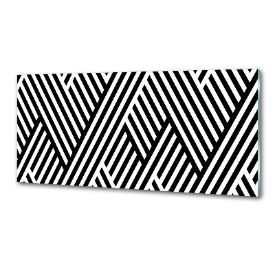 Glazen achterwand keuken Geometrische achtergrond