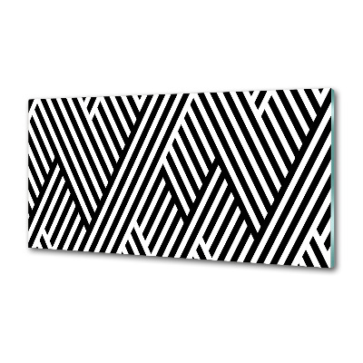 Glazen achterwand keuken Geometrische achtergrond