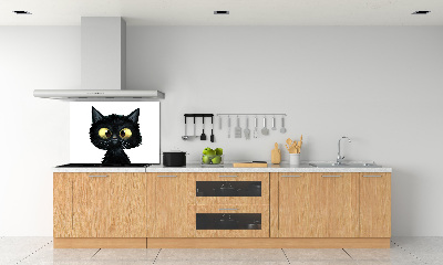 Spatplaat keuken Kattenillustratie