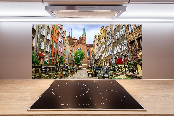 Spatscherm keuken Gdansk, Polen