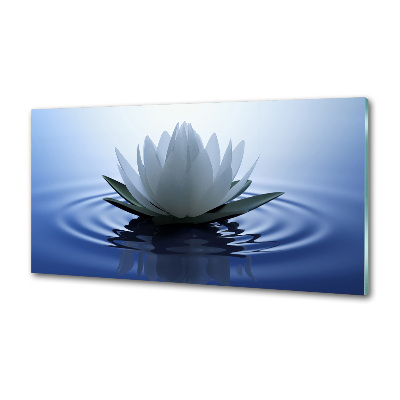 Spatscherm keuken Waterlelie