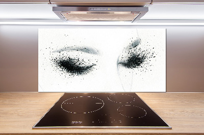 Spatscherm keuken Make-up