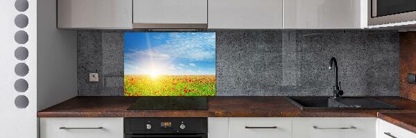 Spatplaat keuken Klaprozenveld