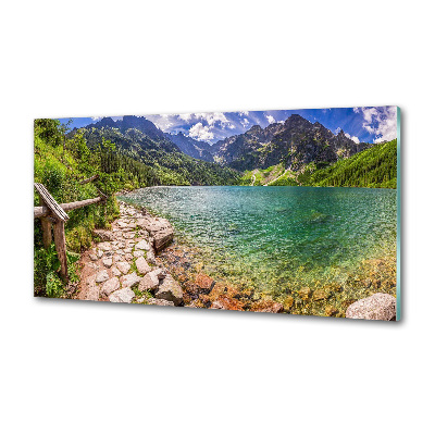 Panel do kuchni Morskie oko Tatry