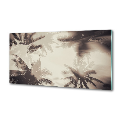 Panel szklany do kuchni Palmy