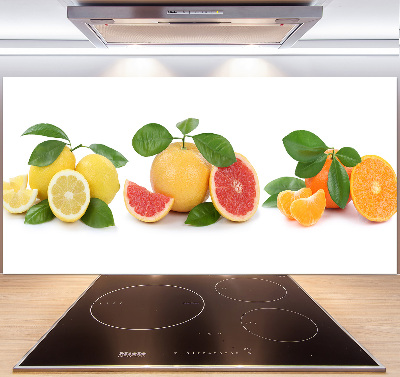 Achterwand keuken Citrusvruchten