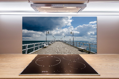 Spatscherm keuken Pier in Orłowo