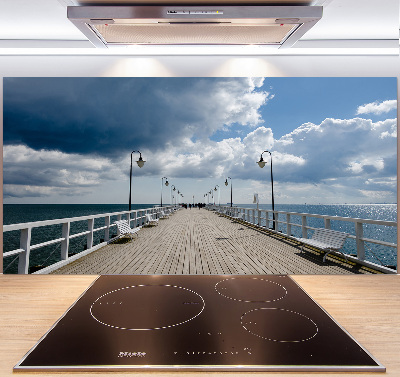 Spatscherm keuken Pier in Orłowo