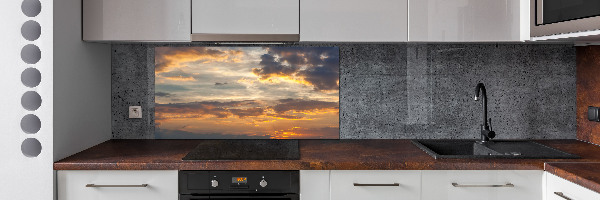 Spatplaat keuken Zonsondergang