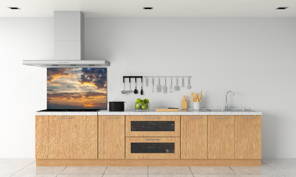 Spatplaat keuken Zonsondergang
