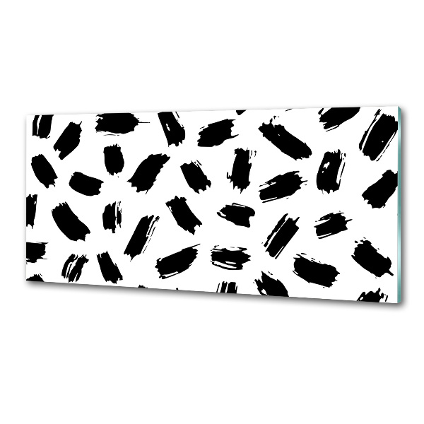 Panel do kuchni Czarno-białe plamy