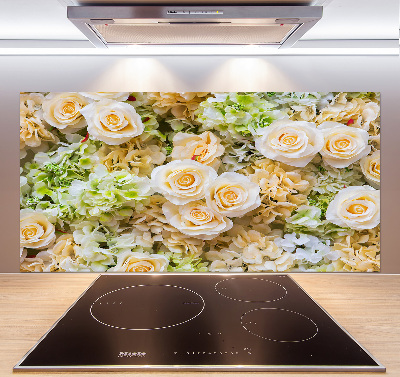 Spatplaat keuken Rozen