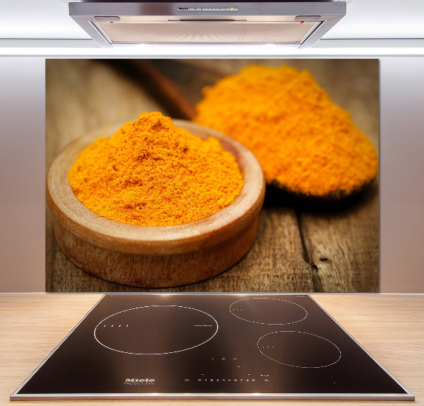 Keuken achterwand Kurkuma specerij