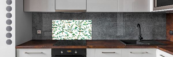 Glazen achterwand keuken Eucalyptus