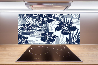 Panel do kuchni Tropikalne kwiaty