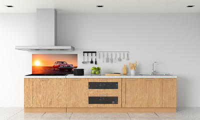 Panel do kuchni Czerwony samochód