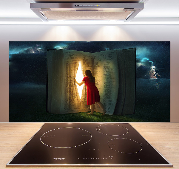 Keuken achterwand De wereld van boeken