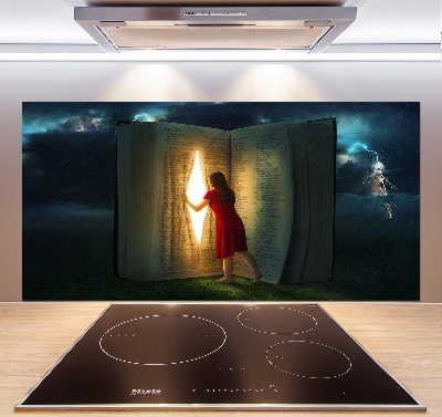 Keuken achterwand De wereld van boeken