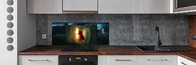 Panel do kuchni Świat książek