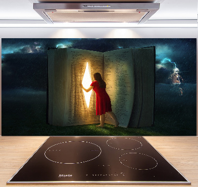 Keuken achterwand De wereld van boeken