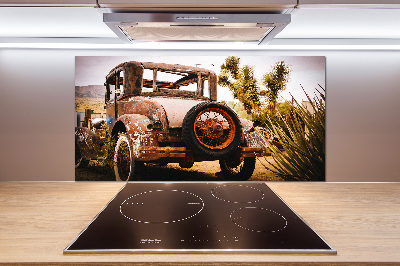 Panel do kuchni Wrak samochodu