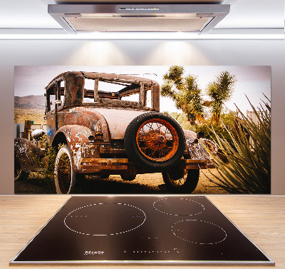 Panel do kuchni Wrak samochodu