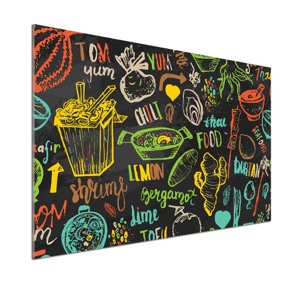 Panel do kuchni Tajskie jedzenie