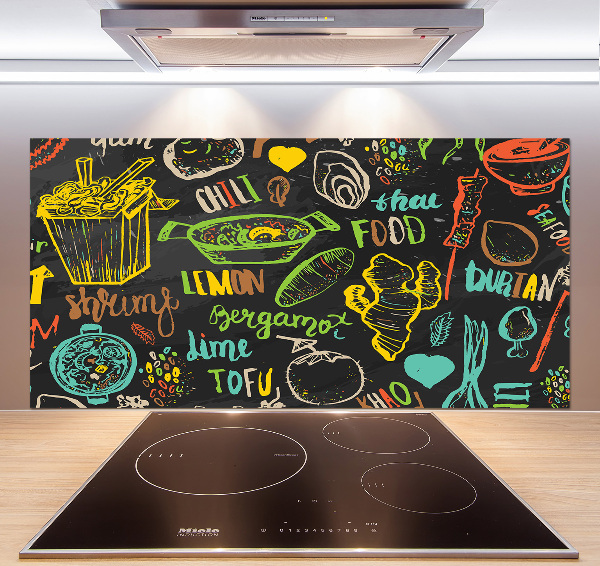 Panel do kuchni Tajskie jedzenie