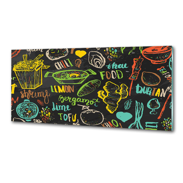 Panel do kuchni Tajskie jedzenie