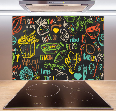 Panel do kuchni Tajskie jedzenie