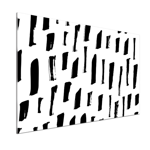Panel do kuchni Czarno-białe plamy